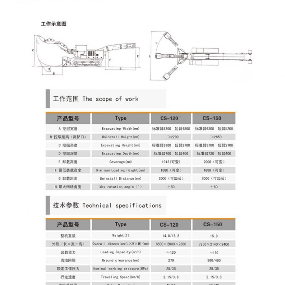 CS-120型履帶式扒渣機(jī)